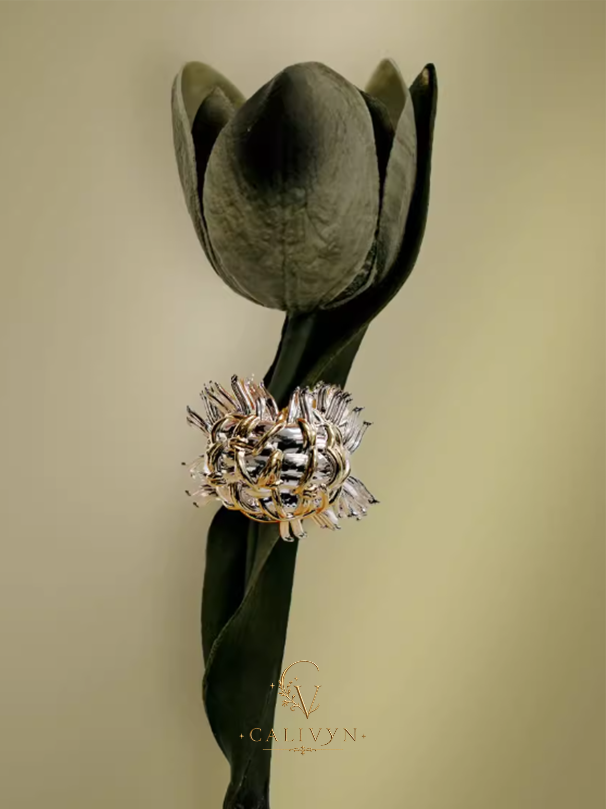 Tweed Open Ring – Artisan Metal Weave